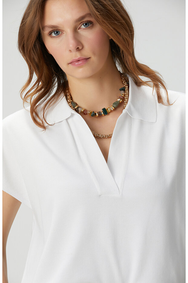 Kırık Beyaz Kazak - 4