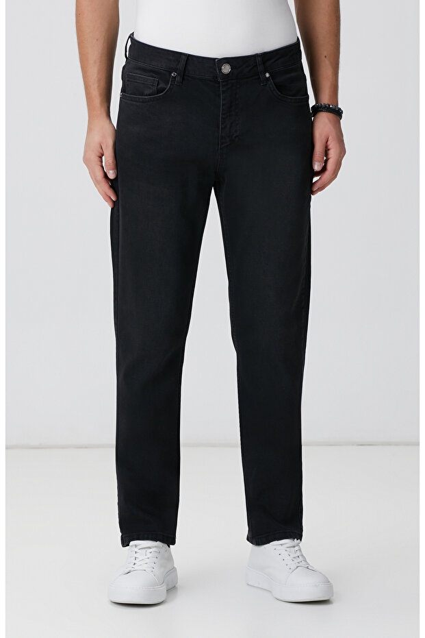 Antrasit Denim Pantolon - 2