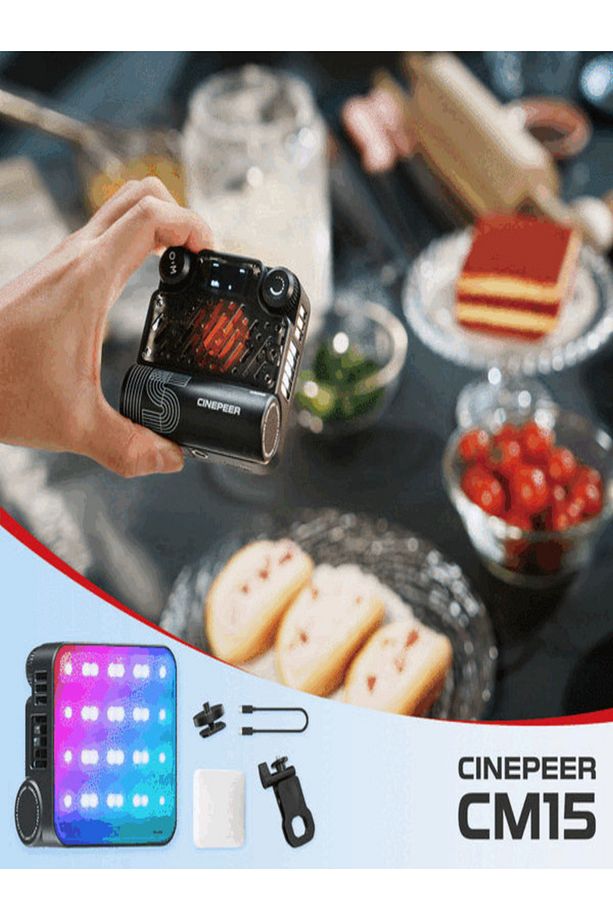 Zhıyun Cınepeer CM15 Mini Led - 4