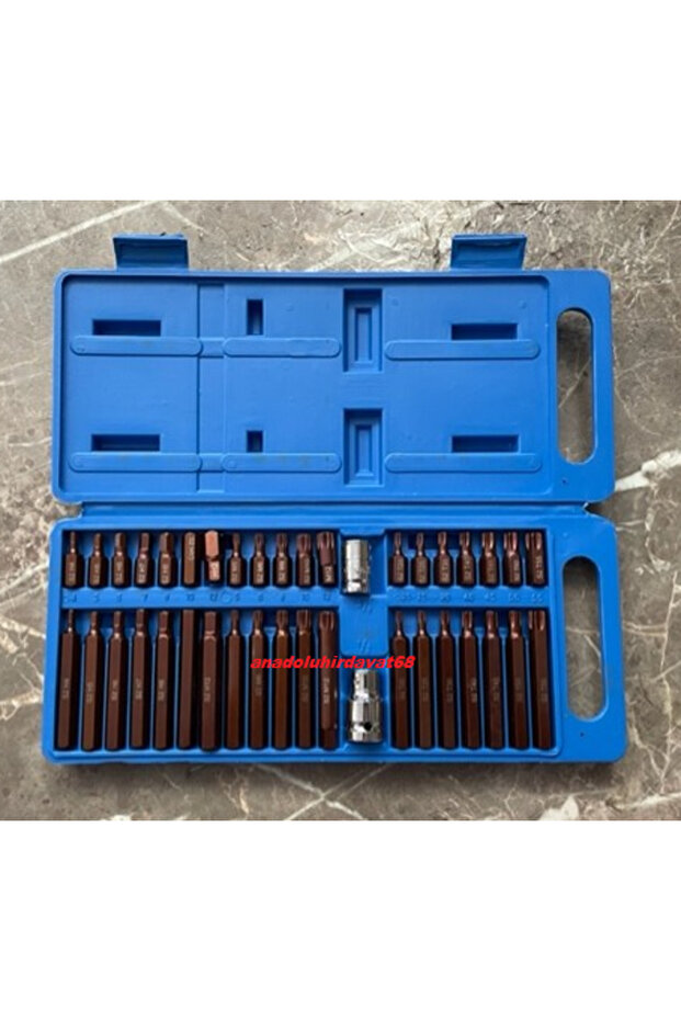 S2Steel 40 Pieces Automotive Set Bits End Set Thick Allen Torque Set Suit