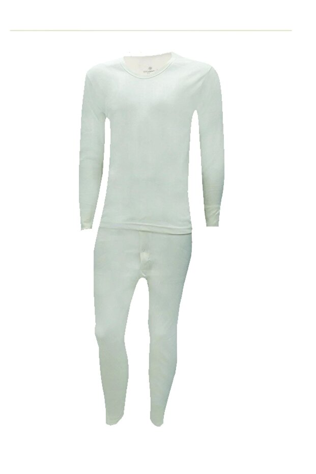 Men's Cream Interlock Suit Size Xxl