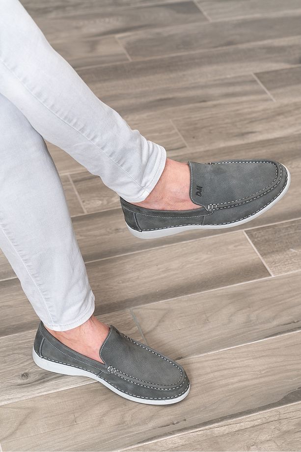 Erkek Hakiki Deri Ayakkabı, Günlük Ayakkabı, Yazlık Ayakkabı , Loafer Ayakkabı - 5