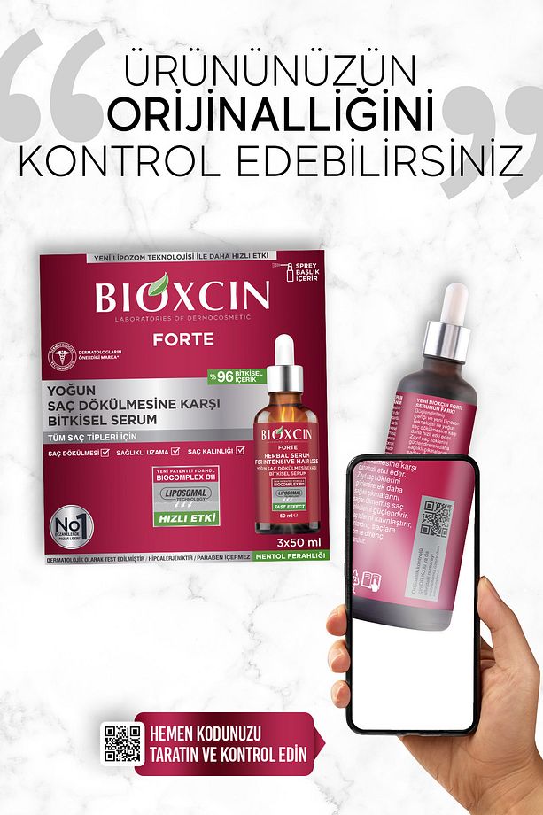 Forte Yoğun Saç Dökülmesine Karşı Bitkisel Serum 3x50ml - 6
