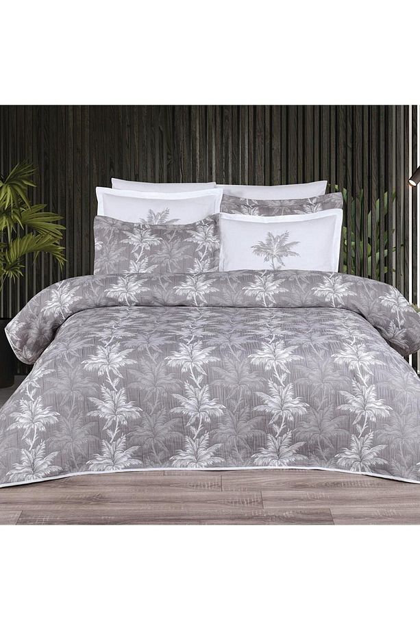 Comfort Set Palm Çift Kişilik Yatak Örtüsü - 1