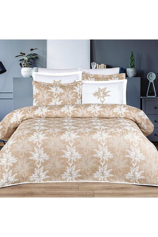 Comfort Set Palm Çift Kişilik Yatak Örtüsü - 1