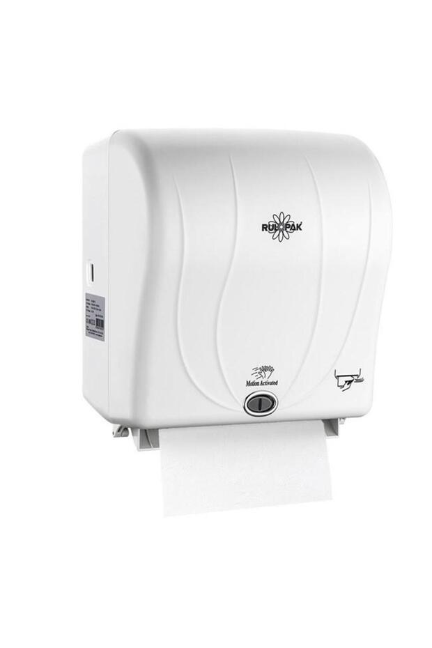 Sensörlü Kağıt Havlu Dispenseri 26 Cm Transparan Beyaz - 2