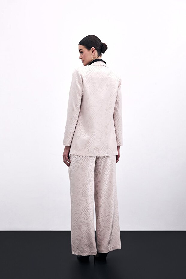 سترة منقوشة حمار وحشي - مسحوق - 8