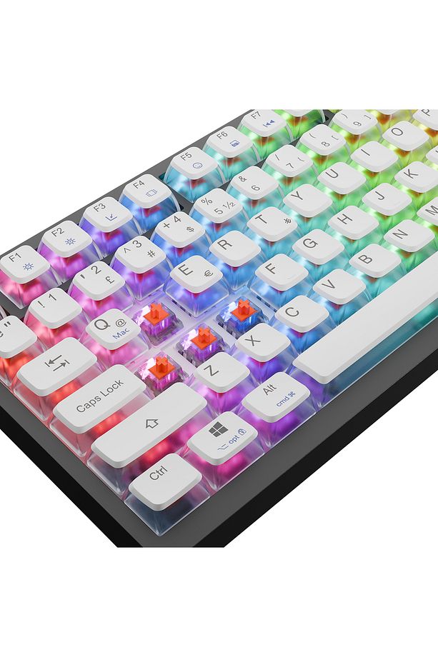 Zenith PRO Siyah Hot Swap 8000 Hz Gasket Manyetik RGB Rapid Trigger Gateron Switch Q Klavye - 2