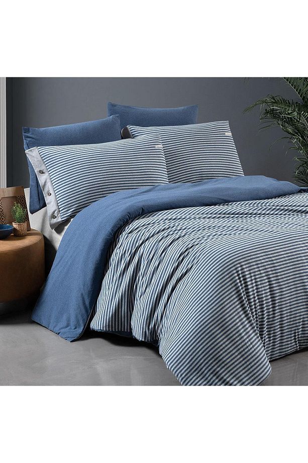 Mood Comfort Castile Tek Kişilik Nevresim Takımı Mavi - 3
