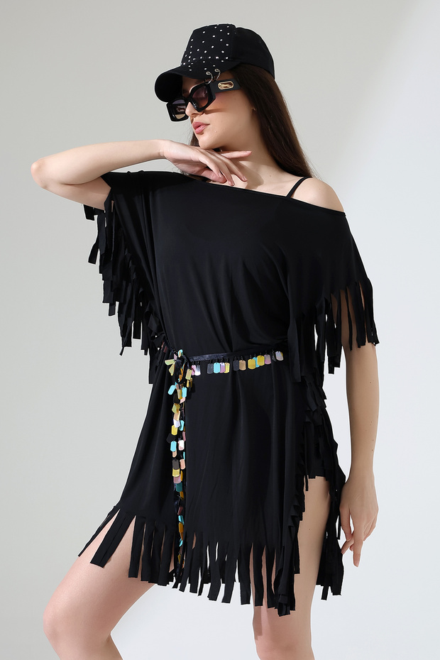 Püsküllü Pareo - 5