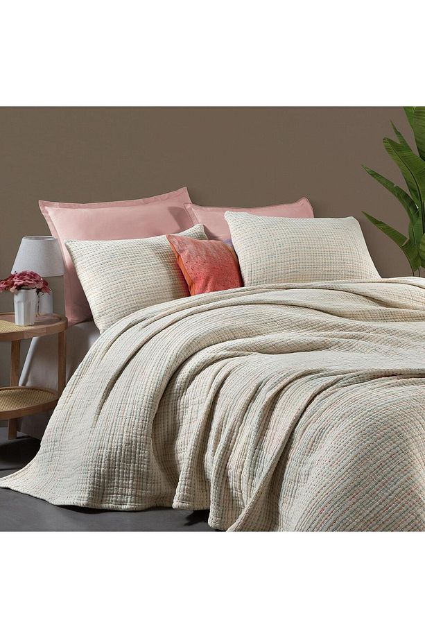 Rosi Multıcolor Tek Kişilik %100 Pamuk Yatak Örtüsü 180*220 cm - 2