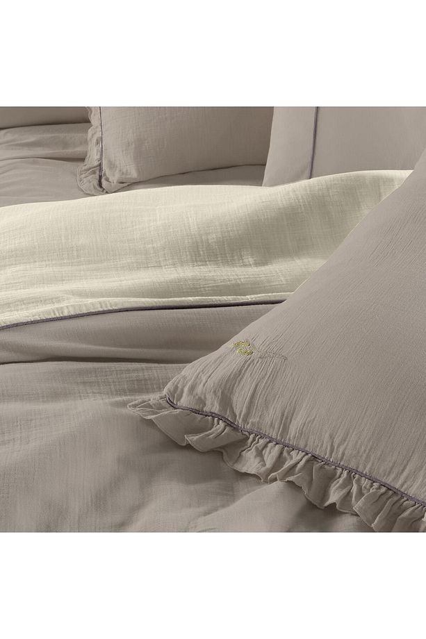 Mood Comfort Kenyon Ekru Tek Kişilik Nevresim Takımı - 3