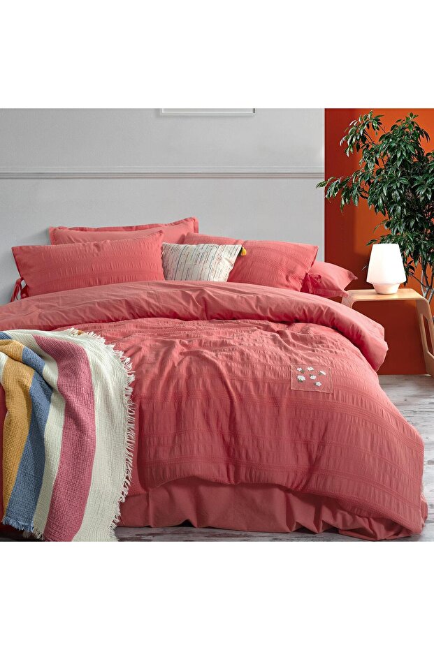 Mood Comfort Candy Pink Single Duvet Cover Set