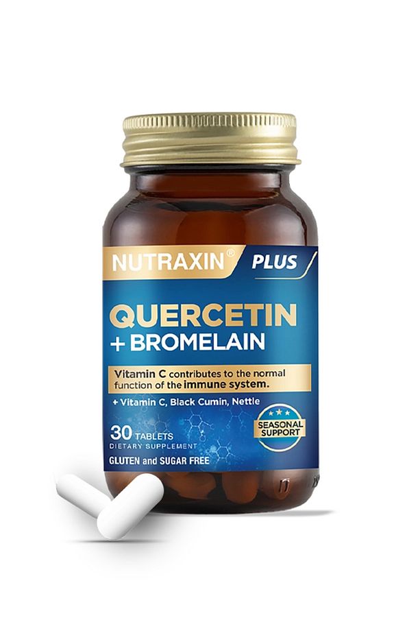 Quercetin Bromelain 30 Tablet - Kuersetin, Bromelain, Çörek Otu, C Vitamini, Isırgan Otu - 3