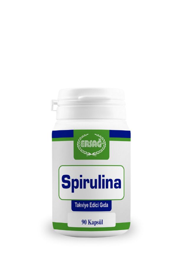 Spirulina Ekstraktı 90 Kapsül - Yeni Ambalaj Ve Tarihli Er-say Grup - 1
