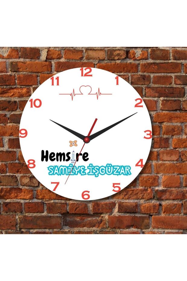 ساعة حائط زجاجية مصممة خصيصًا للممرضات - 2