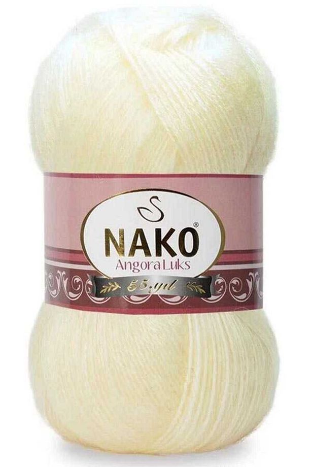Angora Luks 256 Numara Krem Örgü İpi - 1