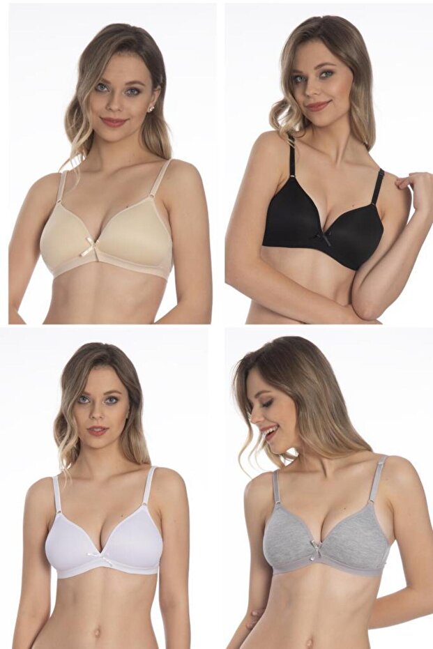 4-Piece First Bra with Pads for Young Girls 3308