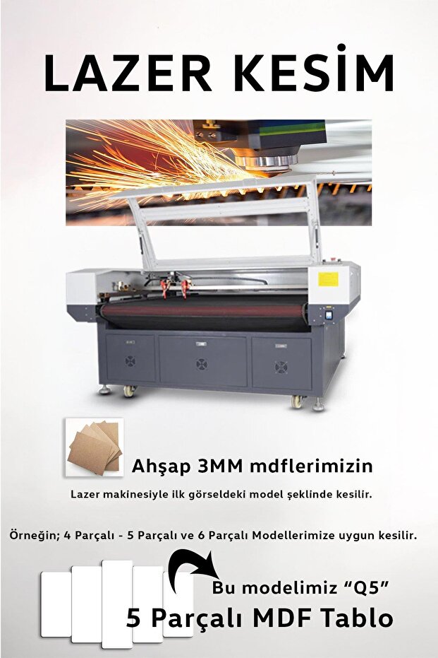 Honda S2000 White Edition - 5 Parçalı Araba Tablo - 4