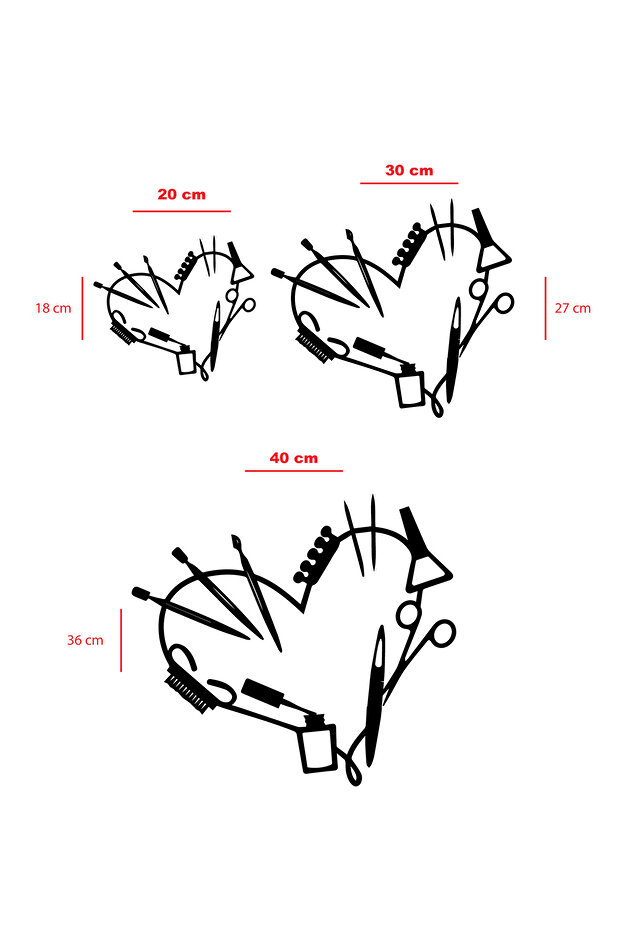 Kuaför - Nail Art Temalı Dekoratif Tablo - 4