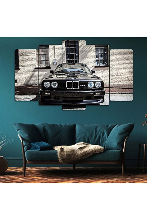 BMW E30 M3 - 5 Parçalı Araba Tablo - 1