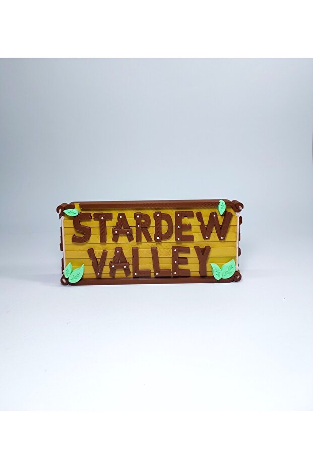 Stardew Valley Logo 3D Baskı Dekor - 1
