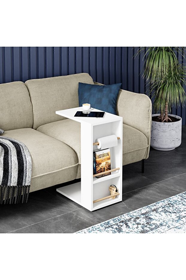 Easy Side Table - White - 1