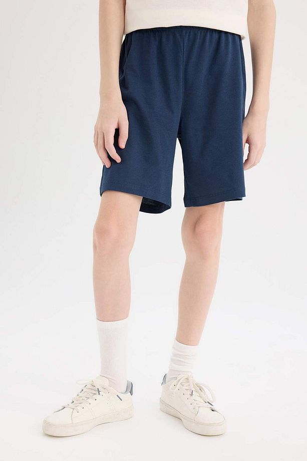 Erkek Çocuk New Pijama Takımı Kısa Kollu Piajam Üstü Esnek Belli Şort Pijama Altı E6648A825SM - 7