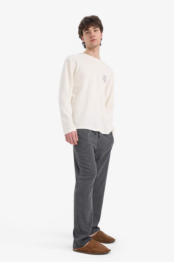Pijama Takımı Baskılı Uzun Kollu Üst Uzun Alt E6833ax25sp - 4