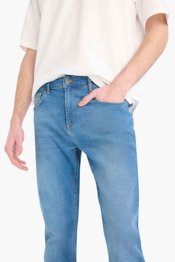 Sergio Regular Fit Normal Kalıp Normal Bel Boru Paça Jean Pantolon E7024AX25SP - 7
