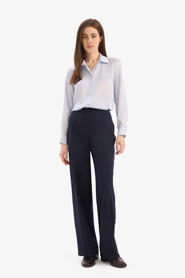 Regular Fit Saten Uzun Kollu Gömlek Z2989az25sp - 2