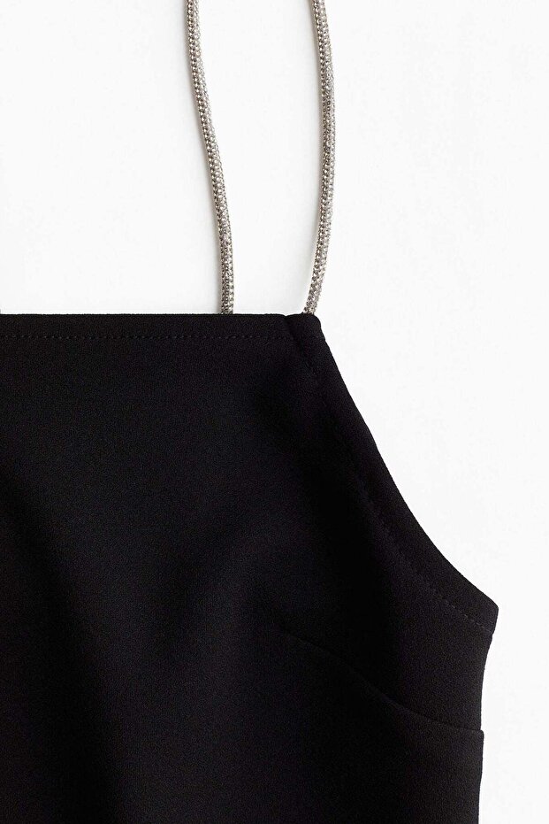 Strappy jersey top
