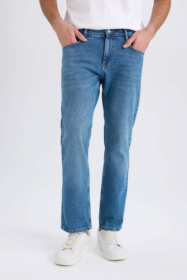 Sergio Regular Fit Normal Kalıp Normal Bel Boru Paça Jean Pantolon E8505AX24WN - 1