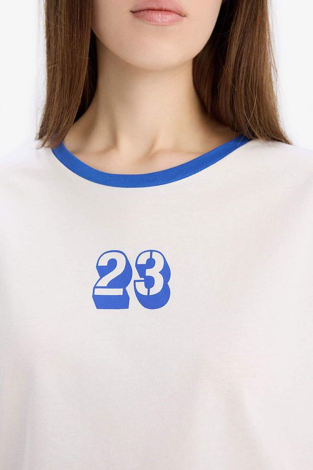 Pijama Takımı Kısa Kollu Üst Esnek Belli Uzun Alt-fall In Love E7181ax25sp - 4