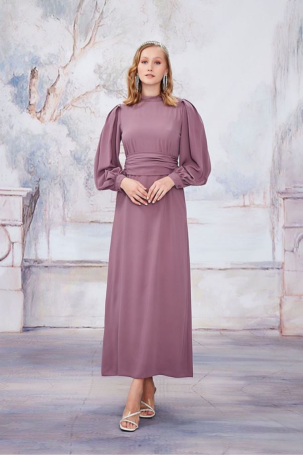 Gül Kurusu Nora Elbise - 4