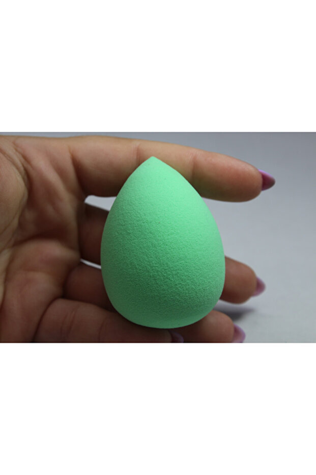 Houbička na make-up, zelená - 5
