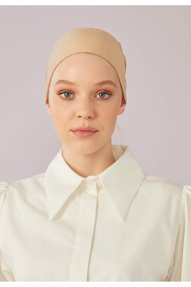 MESHED SEAMLESS FLAT BONE BEIGE - 3