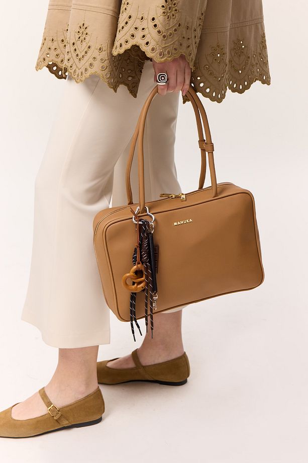SIMONA TOTE ÇANTA CAMEL - 5