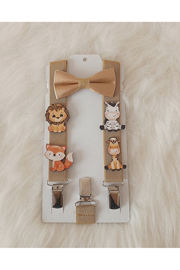 Safari Animal Concept Hanger Bow Tie Special Day Birthday Trousers Hanger
