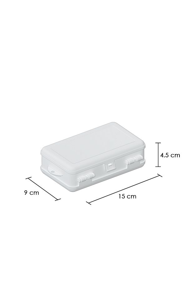 Mini Çok Amaçlı Çift Bölmeli Takı Ve Aksesuar Kutusu Organizer - 5