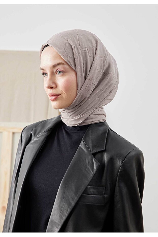 BAMBU ŞAL SICAK GRİ - 1