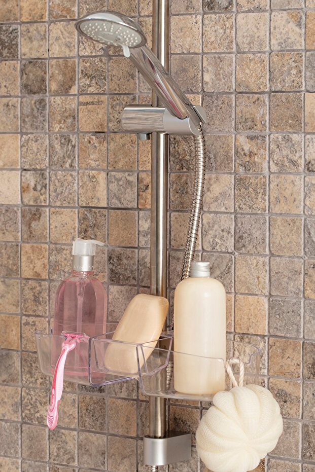 Şeffaf Drıppy Duş Sepeti - 1