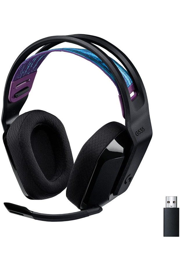سماعة الألعاب اللاسلكية Logitech G535 Lightspeed - أسود - 1