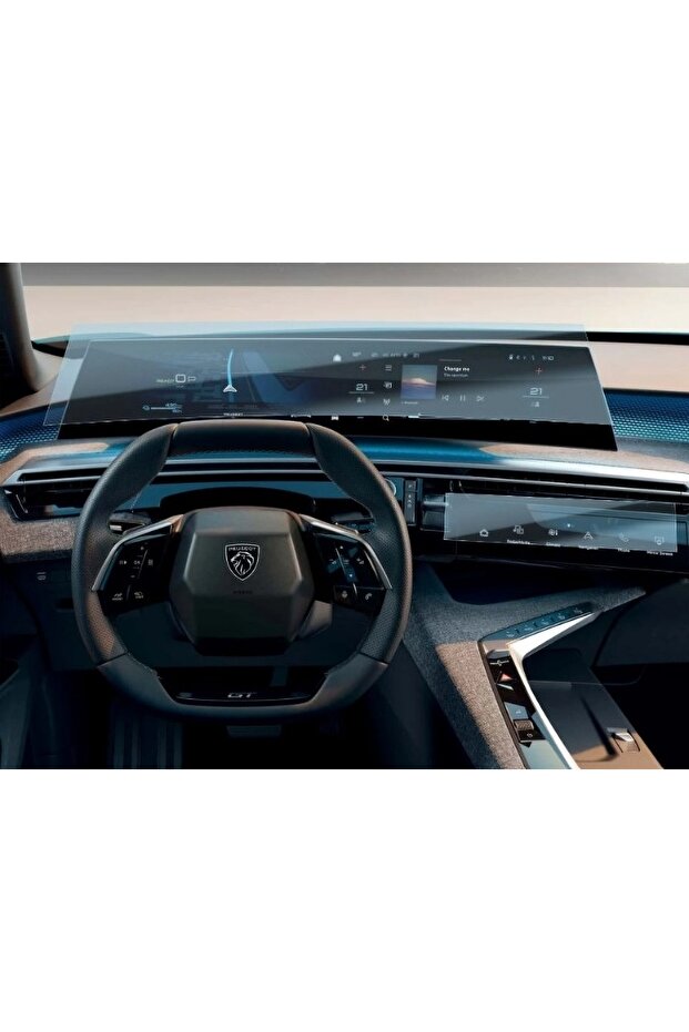 New Peugeot 3008 Gt 5008 Gt Compatible 2025 2026 Model 21" Panaromik I-Cockpit 9H Nano Screen Protector