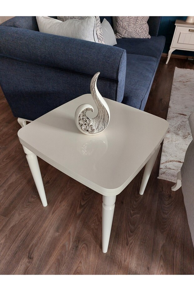 Lüx Yan Sehpa Full Krem - 5