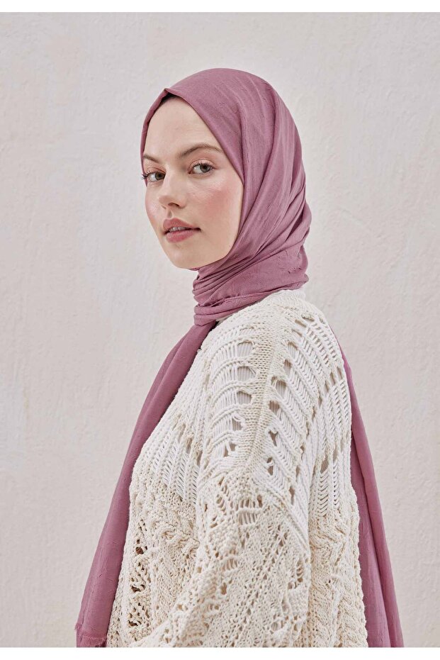 BAMBU ŞAL GÜL PEMBE - 6