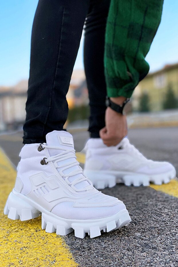 Yüksek Taban Unisex Günlük Spor Bot - 1