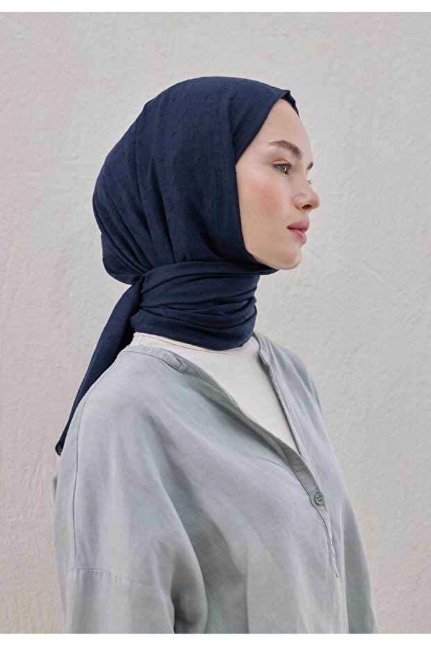 BAMBU ŞAL LACİVERT - 6