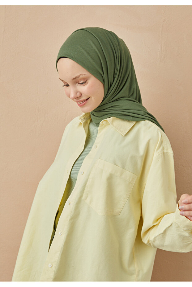 شال ممشط من الصنوبر الأخضر - 5