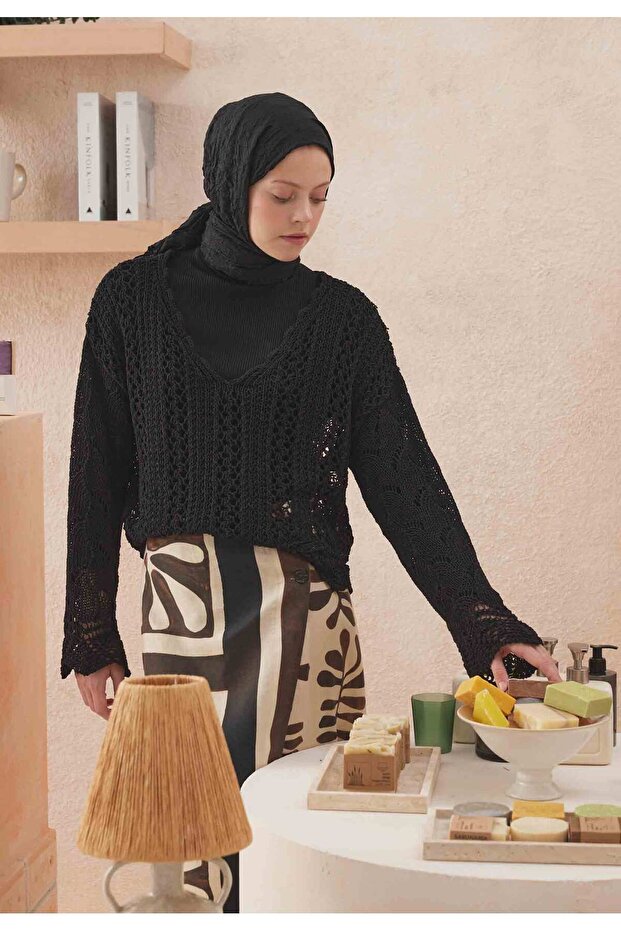 VUAL CRASH ŞAL SİYAH - 1